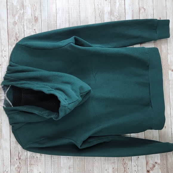 VICTORIA'S SECRET PINK, 0329, Women's  green hoodie sweatshirt, Sz XS - Picture 5 of 6